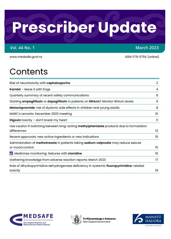 Prescriber Update March 2023